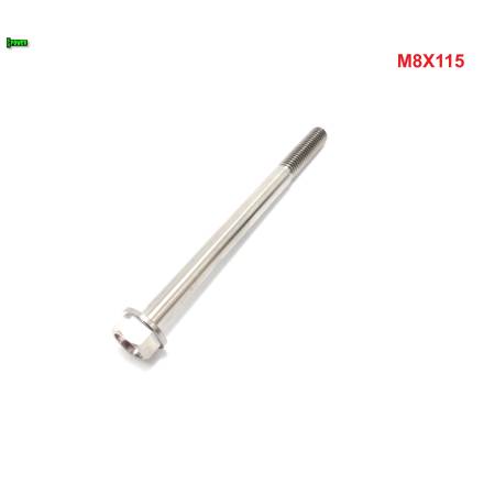 M8x115 śruba z kołnierzem din 6921 tytanowa gr5